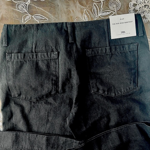 Zara SZ 6 Black Wide Legged Trousers - Picture 14 of 14